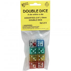 Double Dice Set, 8/pkg