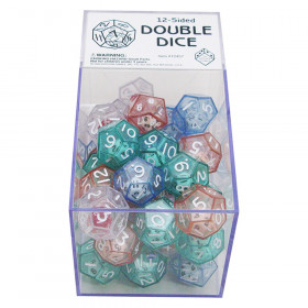 12-Sided Double Dice, Box of 40