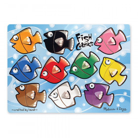 Fish Colors Mix 'n Match Peg Puzzle, 10 pcs