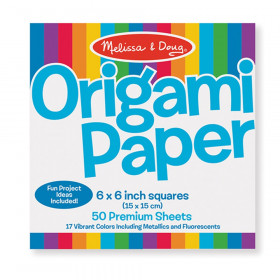 Origami Paper Vibrant Color Sheets, 6" x 6"