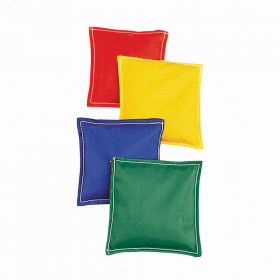 Bean Bags 6 X 6 12-Pk Nylon Cover Plastic Bead Filling
