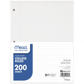 Notebook Filler Paper, College Ruled, 200 Sheets