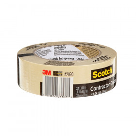 Contractor Grade Masking Tape, 1.41 in x 60.1 yd (36mm x 55m), 1 Roll