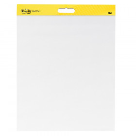 Wall Pad, 20 in x 23 in, White, 20 Sheets/Pad, 2 Pads/Pack, Mounts with Command Strips included
