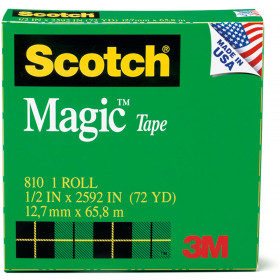 Tape Scotch Magic 1/2 X 36 Yds