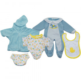 Boy Doll Clothes Set, 3 Outfits
