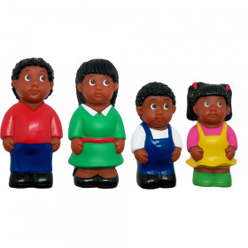 African-American Family Figured, Set of 4