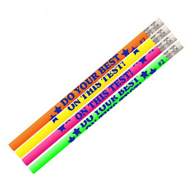 Do Your Best On The Test Motivational Pencils, 12/pkg