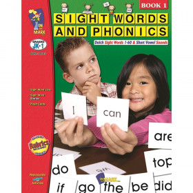 Sight Words & Phonics Book 1, Grades K-1
