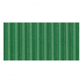Corrugated Paper, Emerald, 48" x 25', 1 Roll