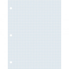 Graphing Paper, White, 2-sided, 1/4" Quadrille Ruled 8-1/2" x 11", 500 Sheets