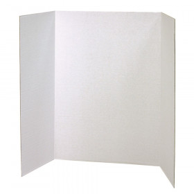 Presentation Board, White, Single Wall, 48" x 36", 1 Board