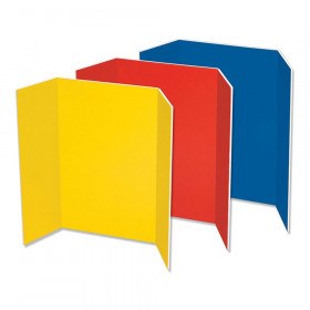 Foam Presentation Board, 3 Assorted Colors, 48" x 36", Carton of 6