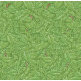 Bulletin Board Art Paper, Tropical Foliage, 48" x 50', 1 Roll