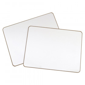 Magnetic Whiteboard, 2-sided, Plain/Plain, 9" x 12", 25 Boards