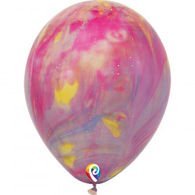 12" Tye Dye Balloons, Pack of 6