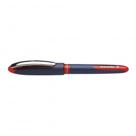 One Business Rollerball Pens, 0.6mm, Red