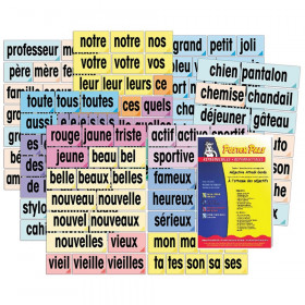 Adjective Attack Card Set, French