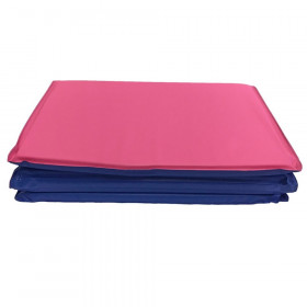 Toddler KinderMat without Pillow, 3/4" Thick, Blue/Pink