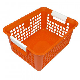 Tattle Book Basket, Orange