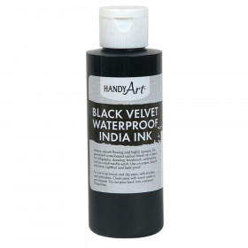Black Velvet India Ink, 4. oz
