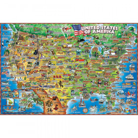United States Illustrated 250 Piece Jigsaw Puzzle