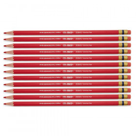 Col-Erase Colored Pencil, Carmine Red, Box of 12