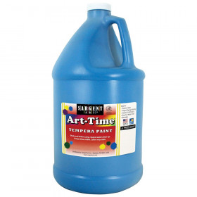 Art-Time Tempera Paint, Turquoise, Gallon