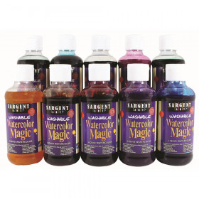 Washable Watercolor Magic Paint, 8 oz. Bottles, 10 Colors