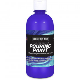Acrylic Pouring Paint, 16 oz, Ultramarine Blue