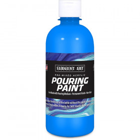 Acrylic Pouring Paint, 16 oz, Spectral Blue