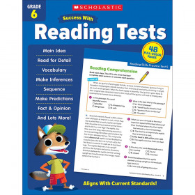 Success With Reading Tests: Grade 6