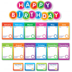 Color Your Classroom Birthdays Mini Bulletin Board