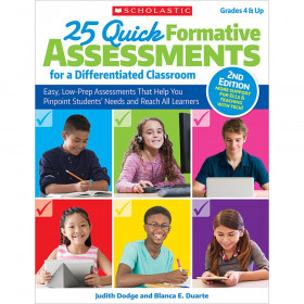25 Quick Formative Assessments for a Differentiated Classroom Book, 2nd Edition