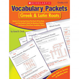 Vocabulary Packets Greek & Latin Roots Gr 4-8