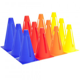 12-pack Collapsible Sport Cones, 4 Colors