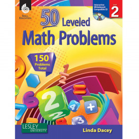 50 Leveled Math Problems Level 2 W/ Cd