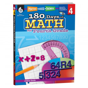 Shell Education 180 Days of Math Book, Grade 4