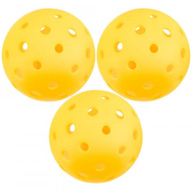 3-Pack of Pickleball Balls -  Goldenrod Yellow