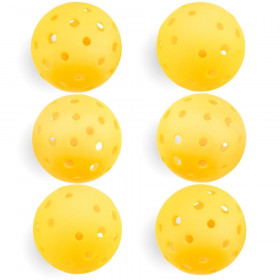 6-Pack of Pickleball Balls -  Goldenrod Yellow