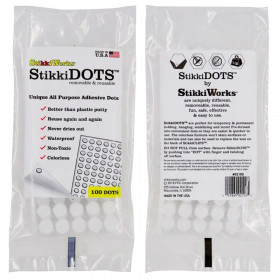StikkiDOTS Reusable Adhesive, Pack of 100