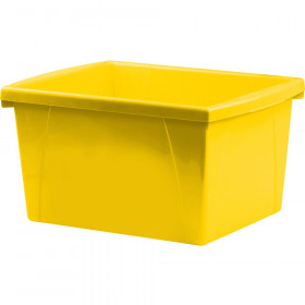 4 Gallon Storage Bin, Yellow