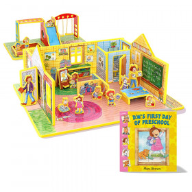DW's First Day of Preschool Book and Playset