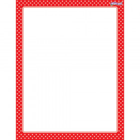 Polka Dots Red Wipe-Off® Chart