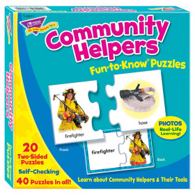 Community Helpers Fun-to-Know Puzzles