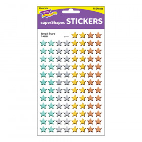 I  Metal Small Stars superShapes Stickers, 800 ct