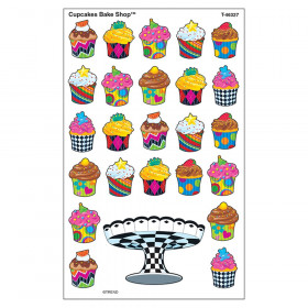 Cupcakes The Bake Shop superShapes Stickers-Large, 200 ct