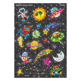Sparkly Space Stuff Sparkle Stickers, 36 Count