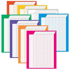 Vertical Incentive Charts, 22" x 28", Jumbo Variety Pack - 8/pkg