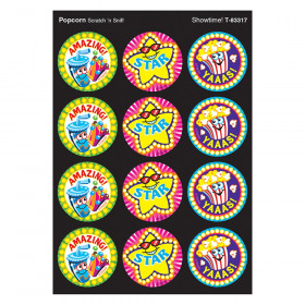 Showtime!/Popcorn Stinky Stickers, 48 Count